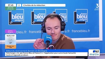 Véronique Decret - Responsable de l'équipe recensement à l'INSEE évoque le début de l'opération en Dordogne