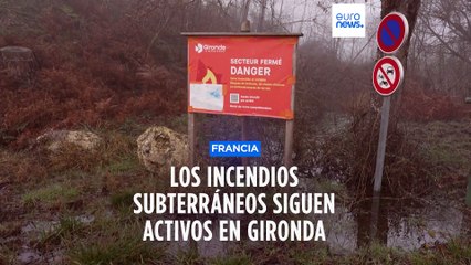 Los incendios subterráneos siguen ardiendo en Gironda 18 meses después