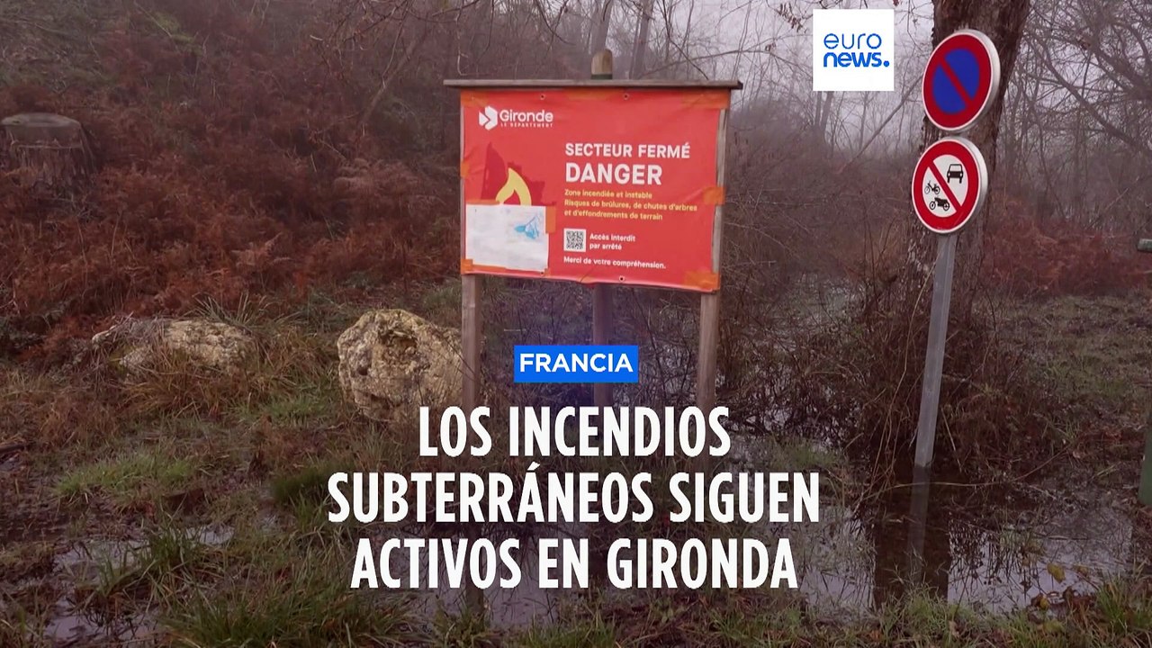 Los incendios subterráneos siguen ardiendo en Gironda 18 meses después