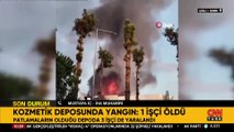 SON DAKİKA: İzmir'de kozmetik deposunda yangın: 1 işçi öldü 3 işçi yaralandı