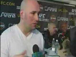 Dana white post ufc82 press-conference