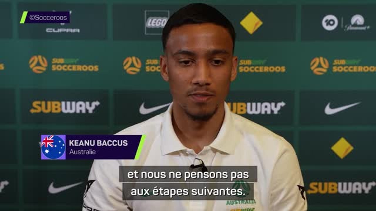 Australie - Baccus espère "aller jusqu'au bout" du tournoi