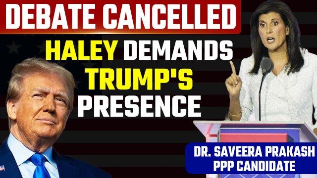 Republican Debate Cancelled after Nikki Haley Saying She Wants Donald Trump on Stage | Oneindia News