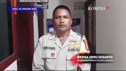 Aksi Heroik Bripka Heru Bantu Gotong Warga yang Usai Melahirkan di Riau