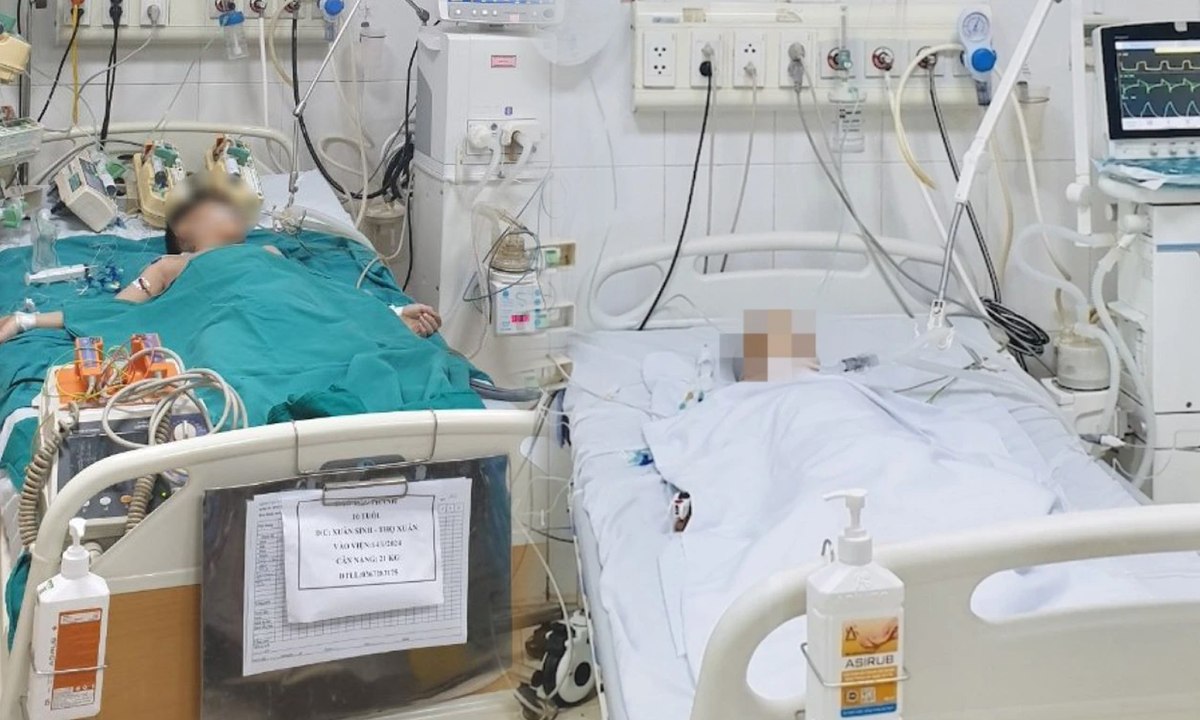 2 trẻ em nguy kịch sau khi ăn bim bim và mì cay