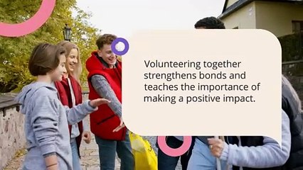 Ways to get family involved in giving back