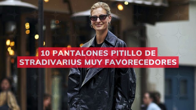 10 pantalones pitillo de Stradivarius muy favorecedores