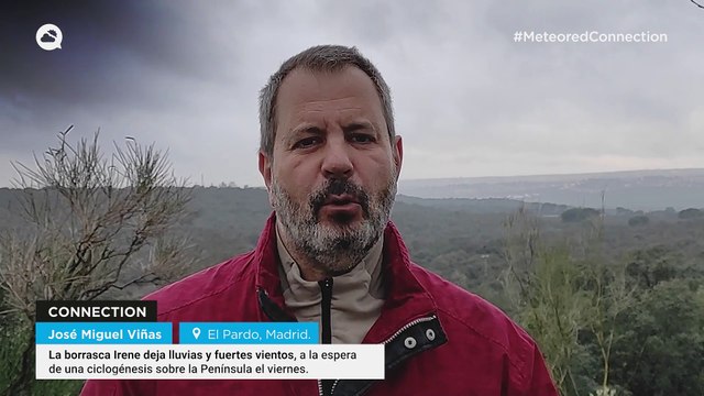 La borrasca Irene deja lluvias y fuertes vientos, a la espera de una ciclogénesis sobre la Península el viernes.