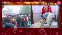 Rajnath Singh, Anurag Thakur clean floors at temples