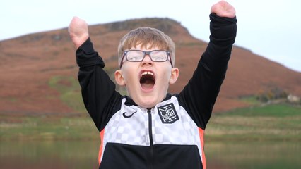 10-Year-Old Quad Amputee Climbs 656ft MOUNTAIN!