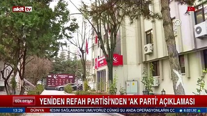 Yeniden Refah Partisi'nden AK Parti açıklaması