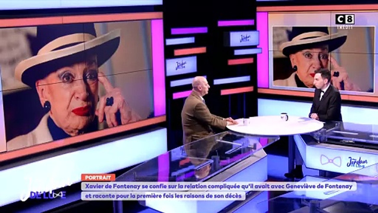 Xavier de Fontenay, le fils de Geneviève de Fontenay, évoque les raisons de la mort de sa mère dans l'émission "Chez Jordan".