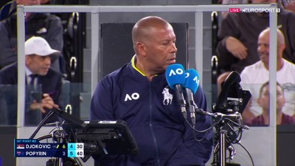 Amortie et lob : Popyrin a sorti les coups parfaits pour rendre fou Djokovic en fin de 2e set