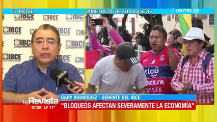 Ante anuncio de bloqueo de 'evistas', el IBCE advierte afectación severa a la economía del país
