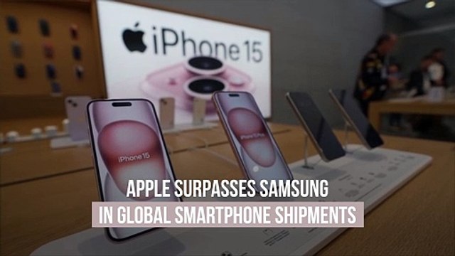 Apple Surpasses Samsung in Global Smartphone Shipments