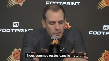 Suns - Vogel : ''Mentalement, on a continué à se battre''