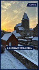 Les abbayes et sanctuaires de France sous la neige