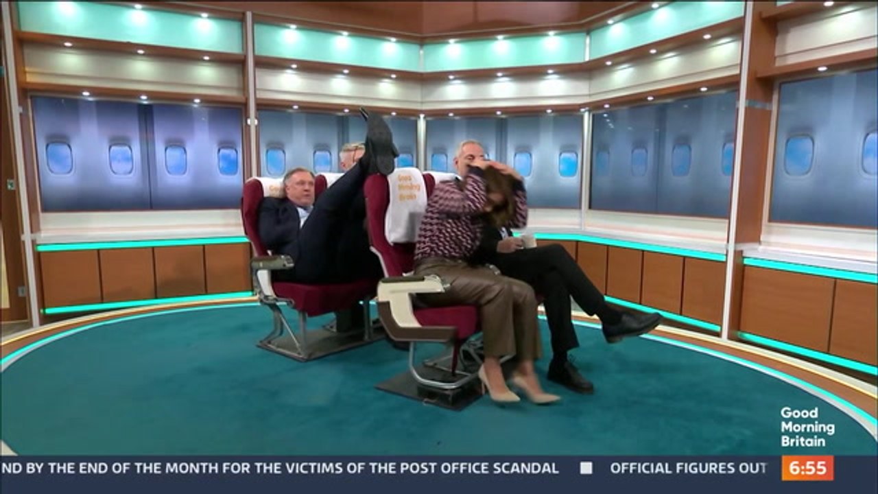 Susanna Reid kicked in the head by co-star Ed Balls live on ITV Good Morning Britain