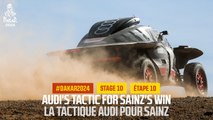 Audi's tactic for Sainz's win - Stage 10 - #Dakar2024