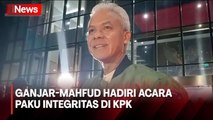 Hadiri Acara Paku Integritas Pemberantasan Korupsi, Ganjar-Mahfud Tiba di Gedung KPK