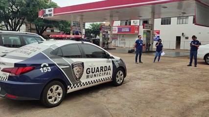 Guarda Municipal presta apoio ao Samu durante internamento compulsório de morador de rua