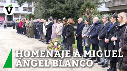 Vitoria homenajea a Miguel Ángel Blanco poniendo su nombre a unos jardines de la ciudad