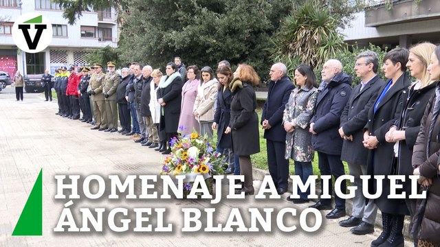 Vitoria homenajea a Miguel Ángel Blanco poniendo su nombre a unos jardines de la ciudad