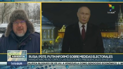 Presidente de Rusia informó sobre medidas electorales