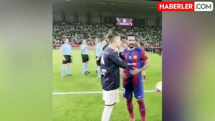 İlkay Gündoğan'ın maç biter bitmez soluğu yanında aldığı Arda Güler'e dedikleri ortaya çıktı