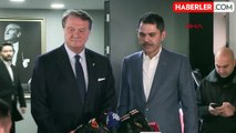AK Parti İstanbul Büyükşehir Belediye Başkan Adayı Murat Kurum Beşiktaş Spor Kulübü'nü ziyaret etti