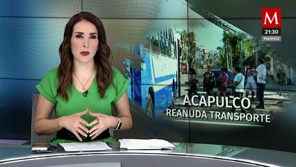 Seis días de escasez de transporte por amenazas en Acapulco