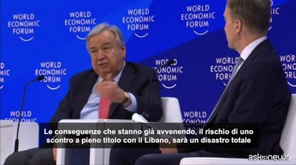 Download Video: Guterres: Lo scontro tra Israele e Libano sarebbe disastro totale