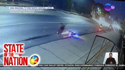 Aabot sa 11 motorsiklo, sumemplang dahil sa tumagas na langis sa kalsada | SONA