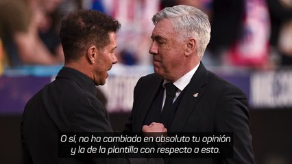 Simeone, sobre el pasillo al Real Madrid: "Siempre está por delante nuestra gente"