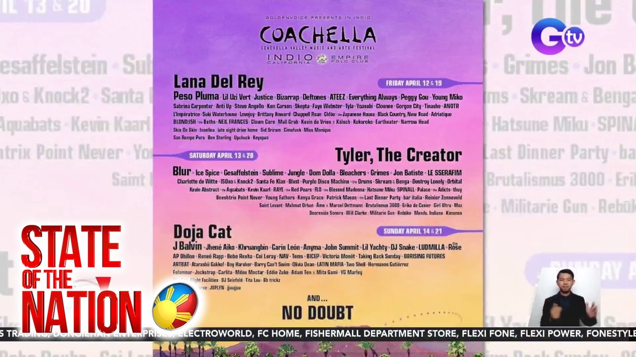 Kpop groups na LE SSERAFIM, ATEEZ at The Rose, magpe-perform sa Coachella music festival | SONA