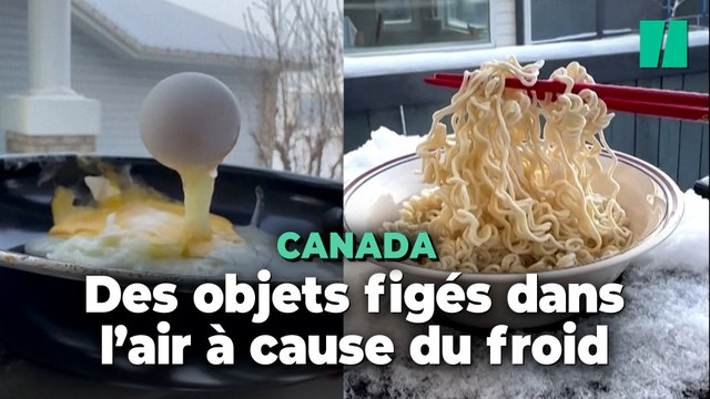Le froid polaire gèle tout ce qu’il rencontre et ces Canadiens savent comment en profiter