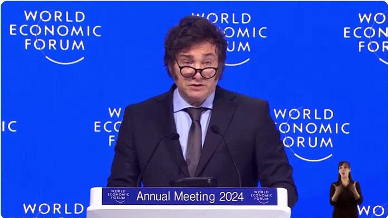 El discurso de Milei en Davos