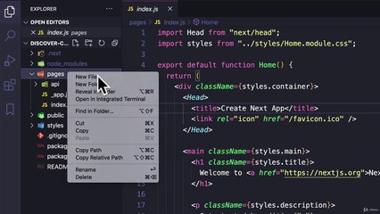 #17 Next.js setup project walkthrough