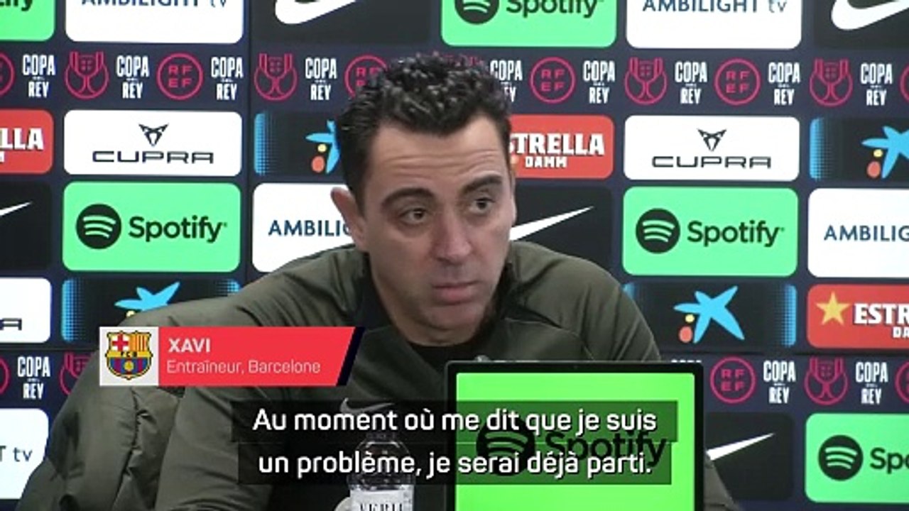 Xavi : "Je ne serai jamais un problème pour le Barça"