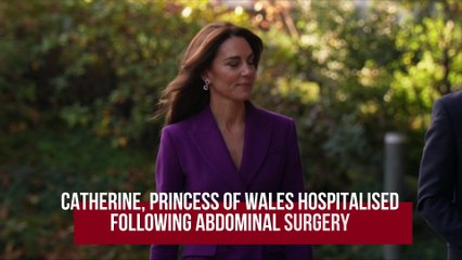 Catherine, Princess of Wales hospitalised following abdominal surgery
