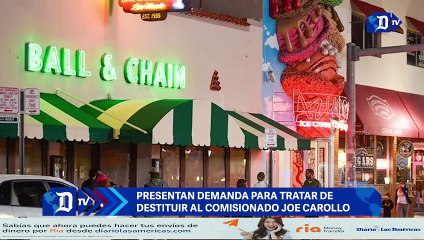 Demanda para Destituir al Comisionado Joe Carollo 🚨 | El Diario en 90 Segundos