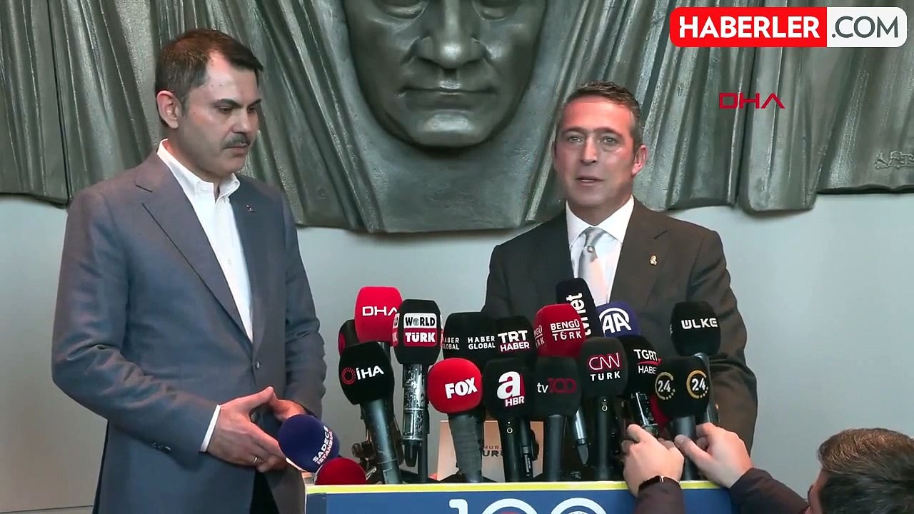 İBB Başkan adayı Kurum'dan, Fenerbahçe Başkanı Ali Koç'a ziyaret