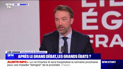 Loïc Signor, porte-parole de Renaissance, sur le plan contre l'infertilité: "Ce n'est pas du réarmement poutinien, on ne va pas faire des enfants soldats"