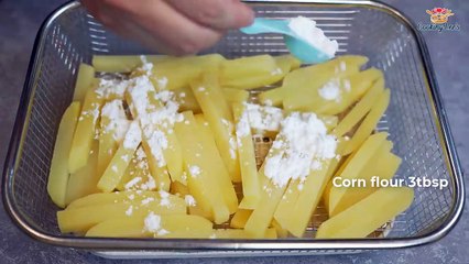 How to Make French Fries At Home ! Crispy Delicious ,  Incredibly Easy