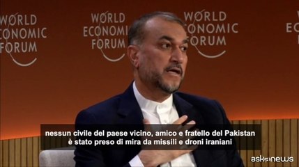 Ministro Esteri iraniano: in Pakistan colpiti solo "terroristi"