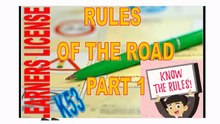 Rules of the road part 3 - K53 - Learners License (720p)