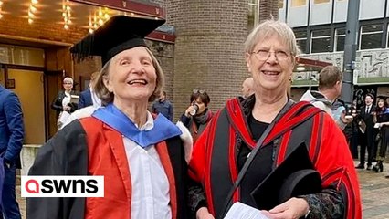 Moving moment gran graduated 60 years after she started university