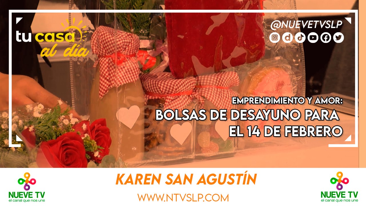 Emprendimiento y Amor: Bolsas de Desayuno para el 14 de febrero