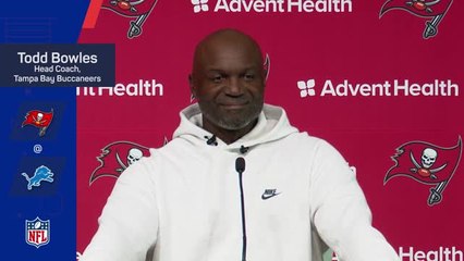 Скачать видео: 'Lions play in a dome!' - Bowles confused by Detroit weather factor