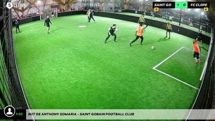 But de Anthony SOMARIA - Saint Gobain Football Club